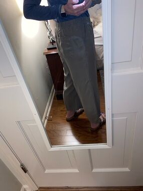 Pure Jill  Olive Relaxed Fit Elastic Waist Pants